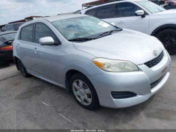  Salvage Toyota Matrix