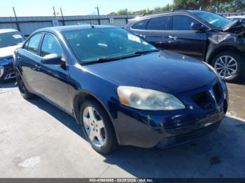  Salvage Pontiac G6