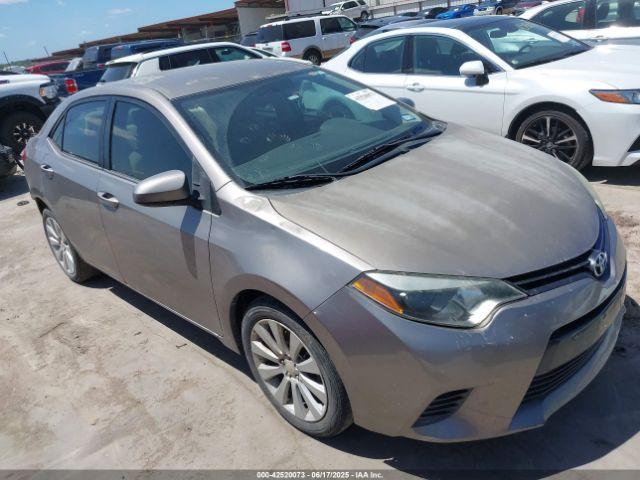  Salvage Toyota Corolla
