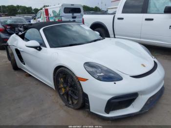  Salvage Porsche 718 Spyder