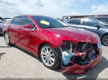  Salvage Lincoln MKZ Hybrid