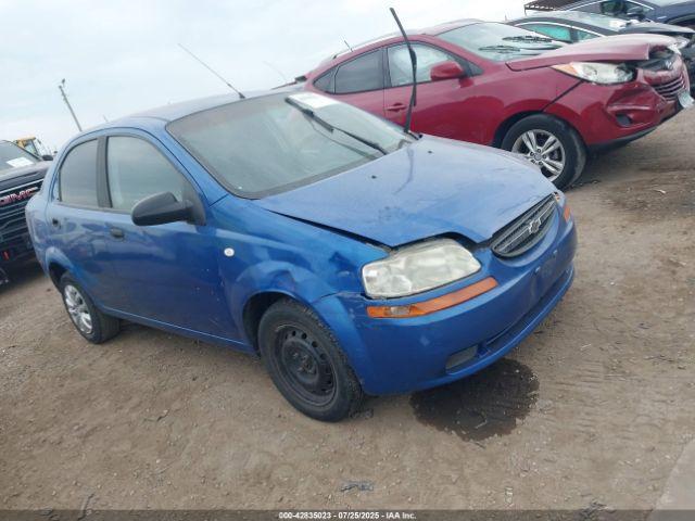  Salvage Chevrolet Aveo