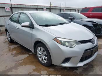  Salvage Toyota Corolla