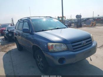  Salvage Toyota Highlander