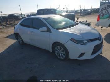  Salvage Toyota Corolla