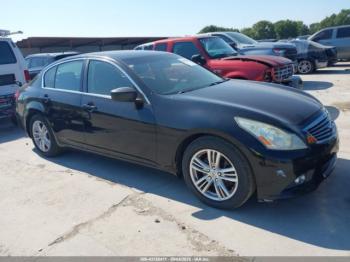  Salvage INFINITI G25