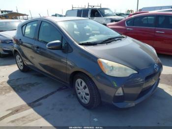  Salvage Toyota Prius c