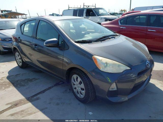  Salvage Toyota Prius c