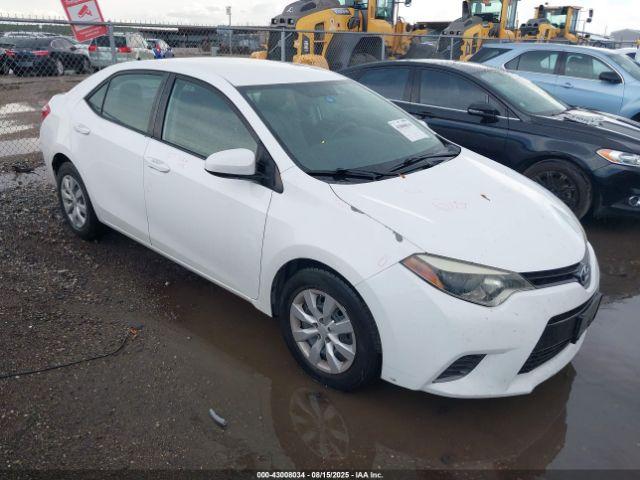  Salvage Toyota Corolla