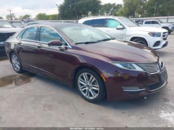  Salvage Lincoln MKZ Hybrid