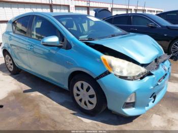  Salvage Toyota Prius c