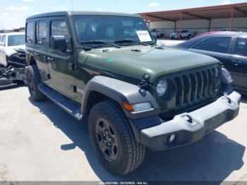  Salvage Jeep Wrangler