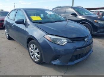  Salvage Toyota Corolla