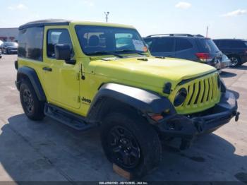  Salvage Jeep Wrangler