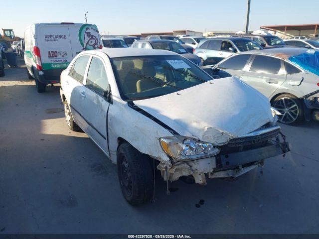  Salvage Toyota Corolla