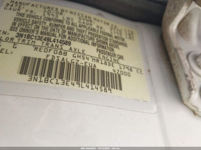 Nissan Versa 1.8sl Image 9