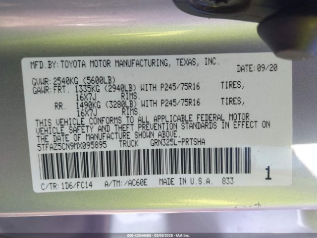 Toyota Tacoma Sr5 V6 Image 8