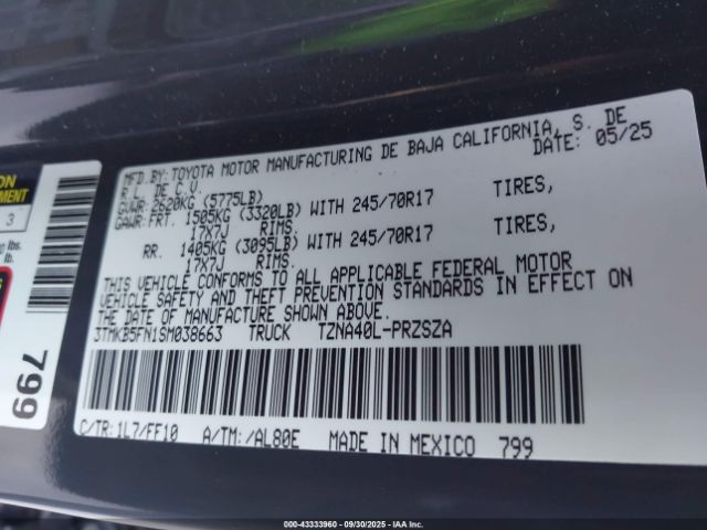 Toyota Tacoma Sr5 2wd Image 13