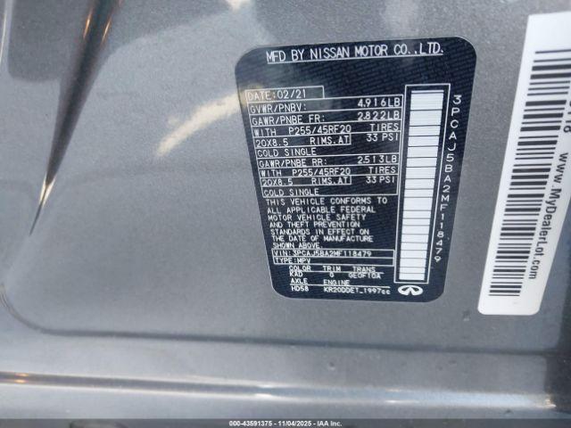 INFINITI Qx Luxe Image 17