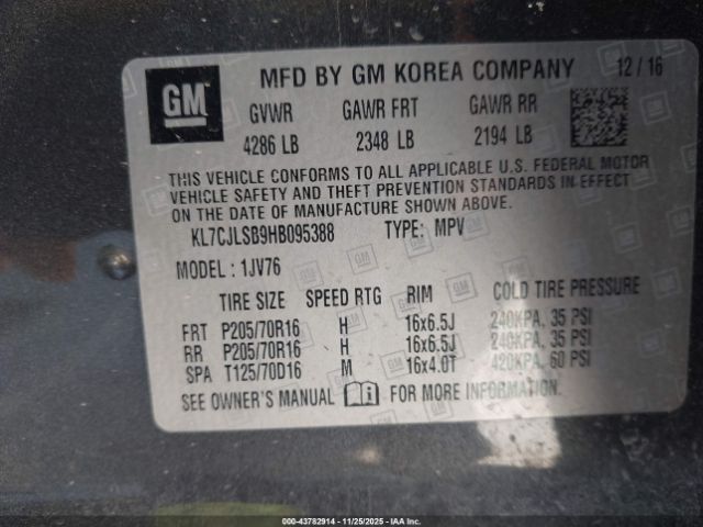 Chevrolet Trax Lt Image 7