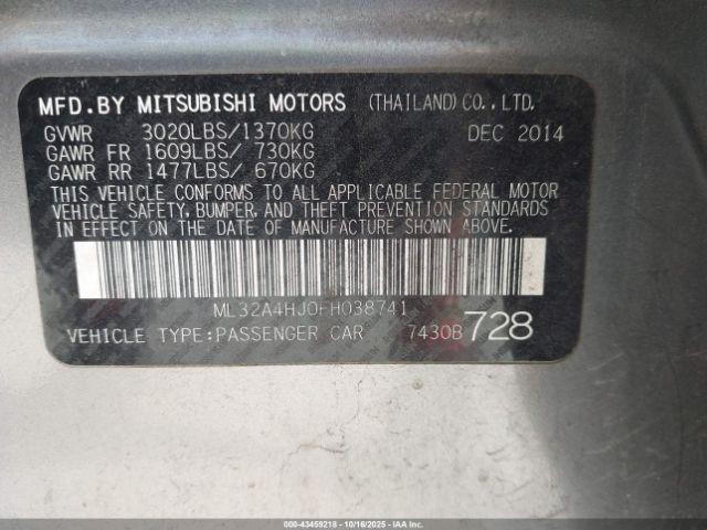 Mitsubishi Mirage Image 9