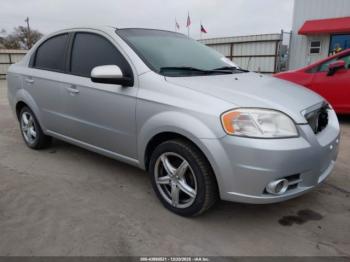  Salvage Chevrolet Aveo