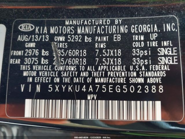 Kia Sorento Ex V6 Image 8