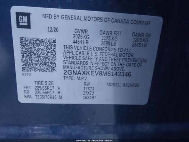 Chevrolet Equinox Fwd Lt Image 13