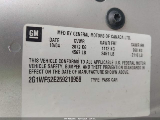 Chevrolet Impala Image 10