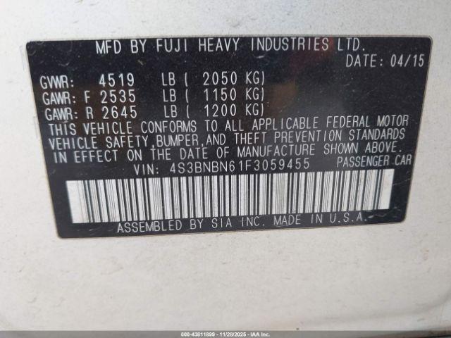 Subaru Legacy 2.5i Limited Image 16