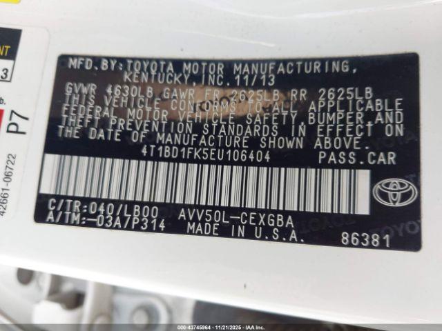 Toyota Camry Xle Image 4