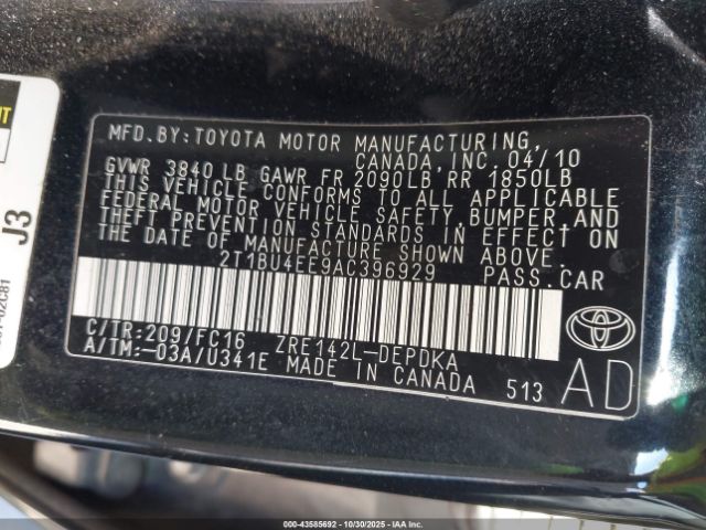 Toyota Corolla Le Image 16