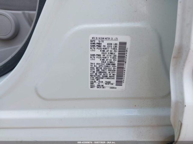 Nissan Rogue S Image 7