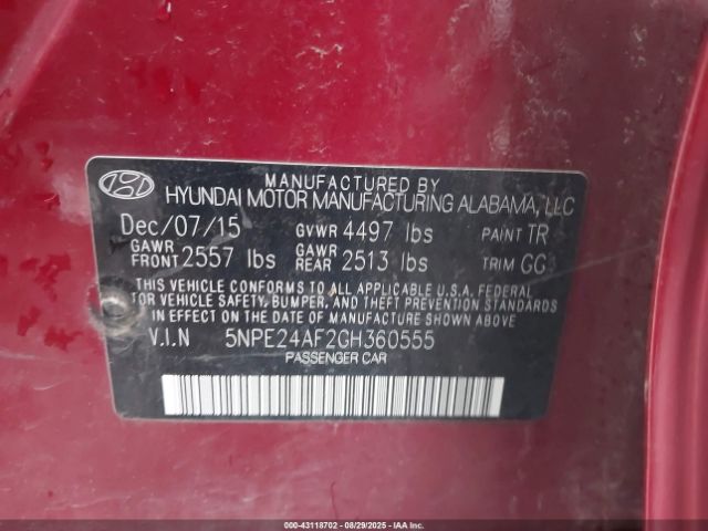 Hyundai SONATA Se Image 2