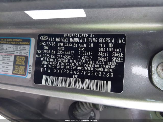 Kia Sorento 2.4l Lx Image 3