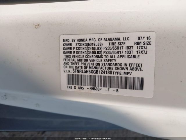 Honda Odyssey Ex-l Image 2