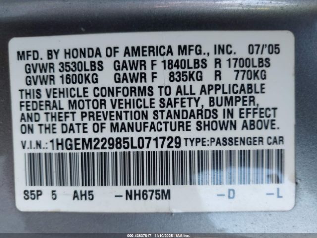 Honda Civic Ex Image 9