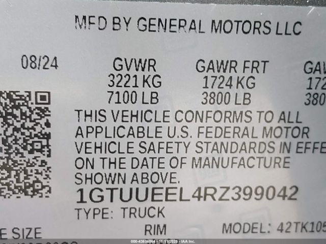 GMC Sierra 1500 4wd  Short Box At4 Image 17