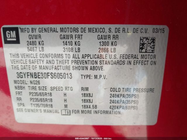 Cadillac SRX Luxury Collection Image 8