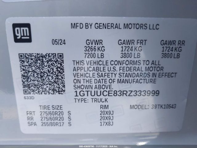 GMC Sierra 1500 4wd  Short Box Elevation With 3sb Image 5