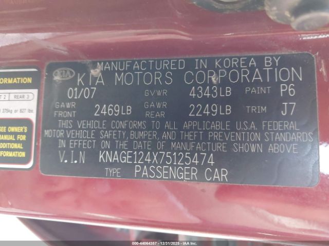 Kia Optima Ex V6 Image 9