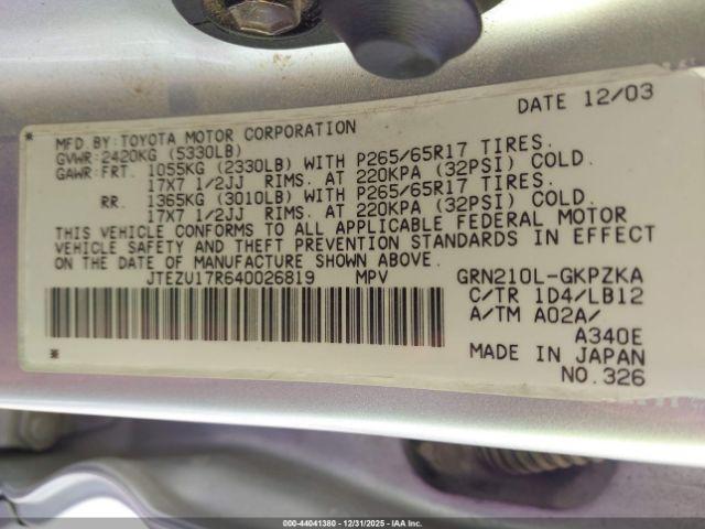 Toyota 4Runner Limited V6 Image 11