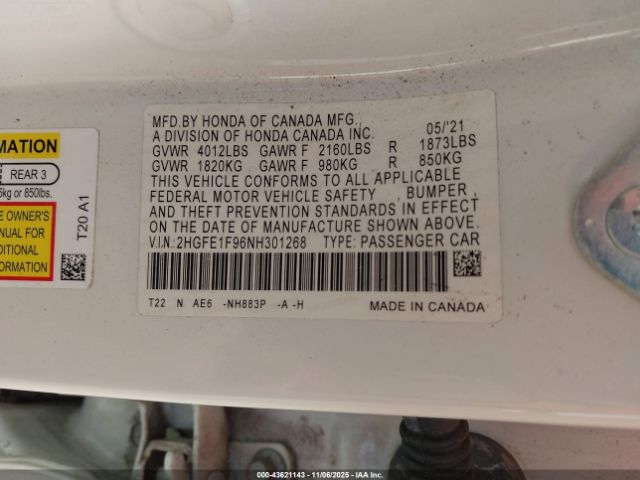 Honda Civic Touring Image 16