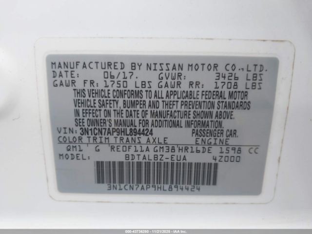 Nissan Versa 1.6 Sv Image 2