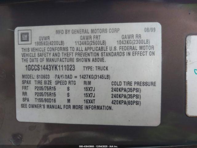 Chevrolet S-10 Ls Image 7