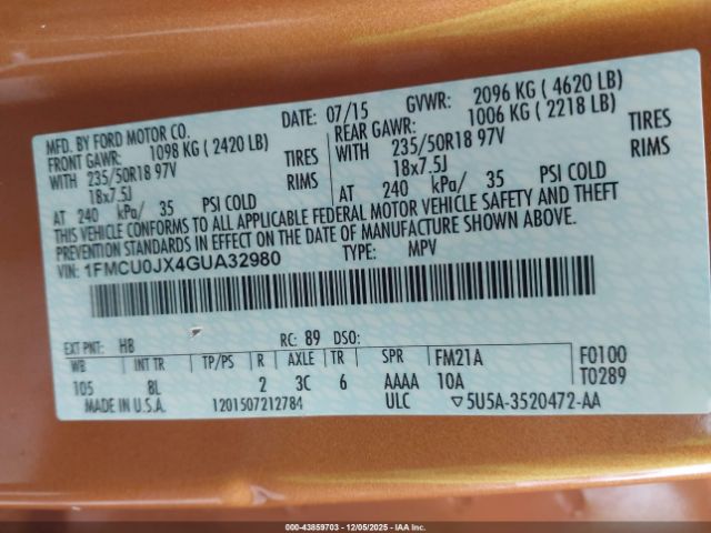 Ford Escape Titanium Image 7