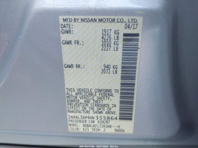 Nissan Altima 2.5 Sr Image 16