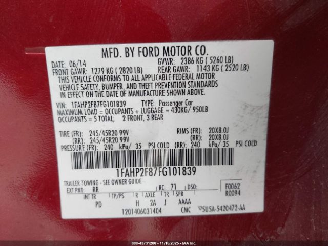 Ford Taurus Limited Image 4