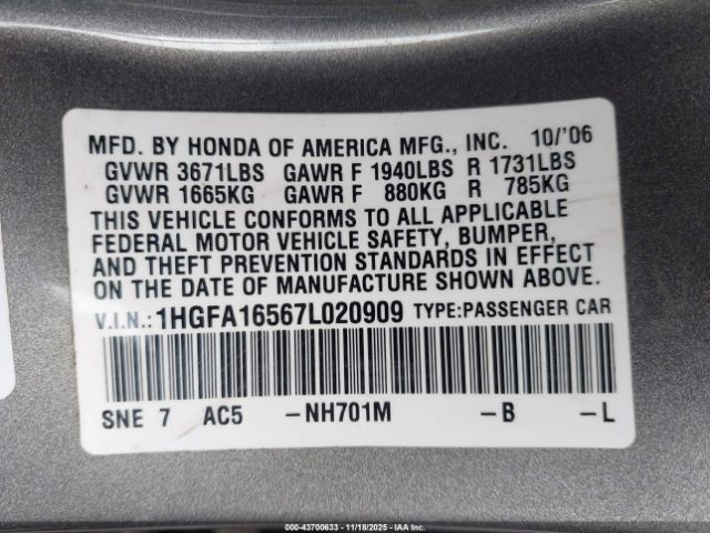 Honda Civic Lx Image 16