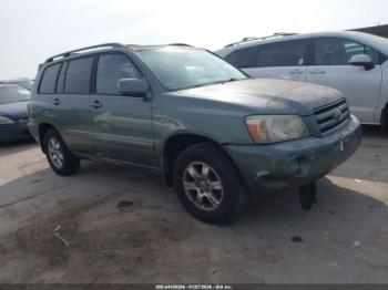  Salvage Toyota Highlander
